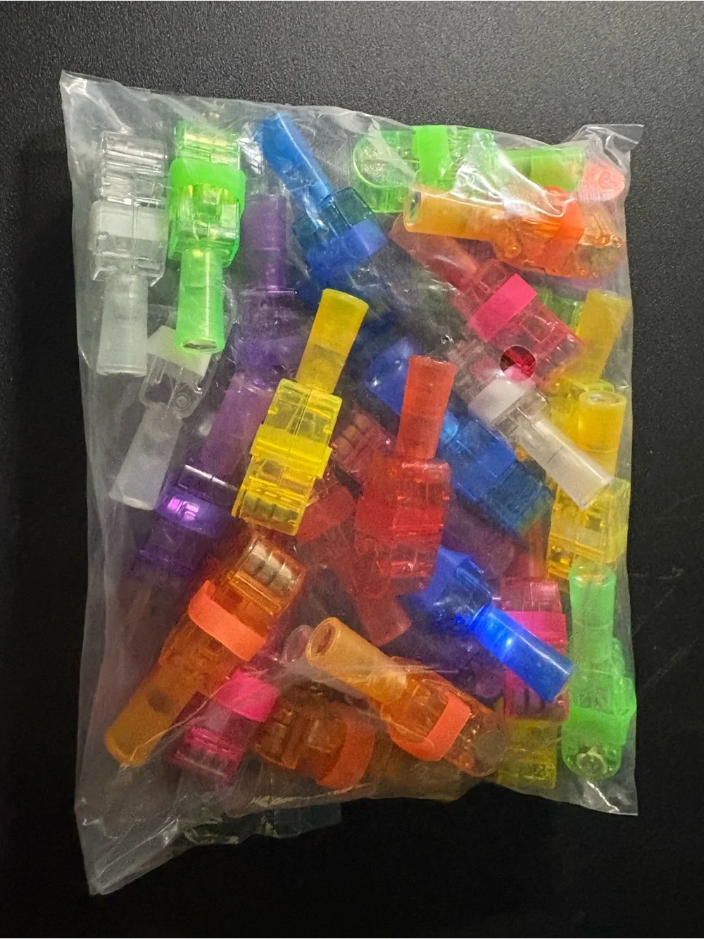 Assorted Light-Up Clip-On Party Toys - Multicolor 24 Pieces